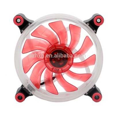 The new design 12cm circle fan with led 120x120x25mm