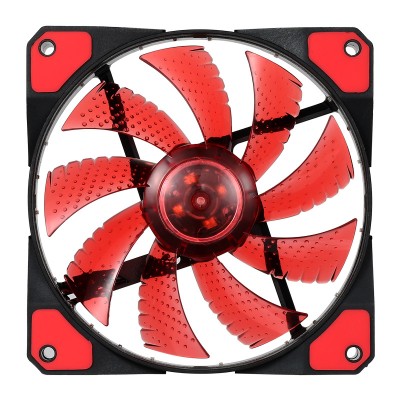 12V 15PCS Red LED pc case fan